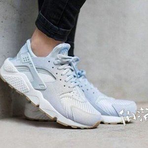 Womens NIKE AIR HUARACHE RUN TXT Porpoise Trainers
